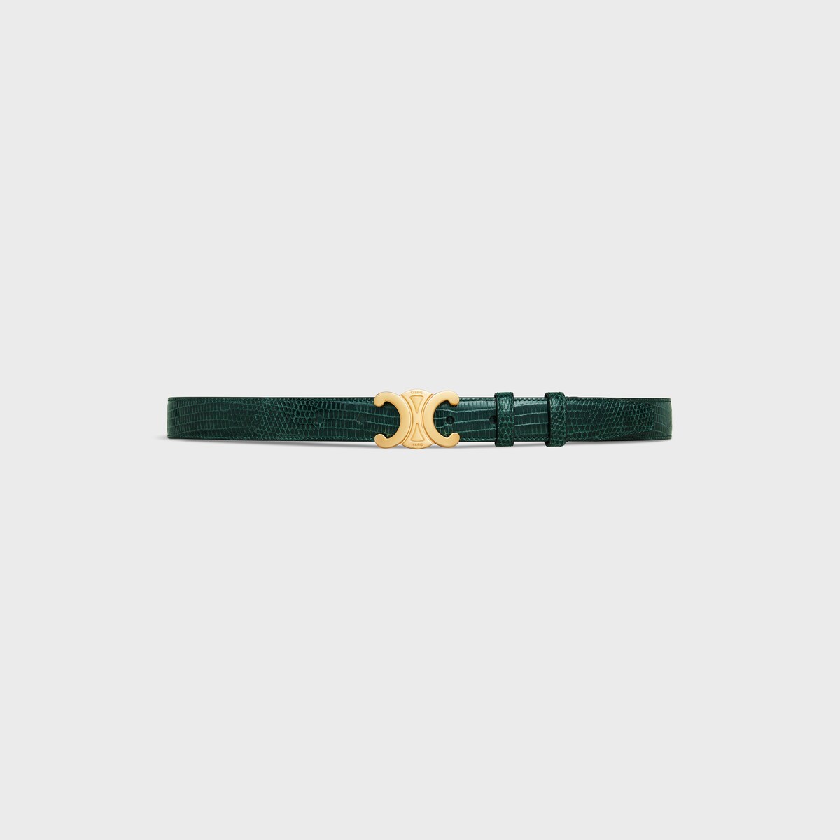Medium Triomphe Belt in Lizard