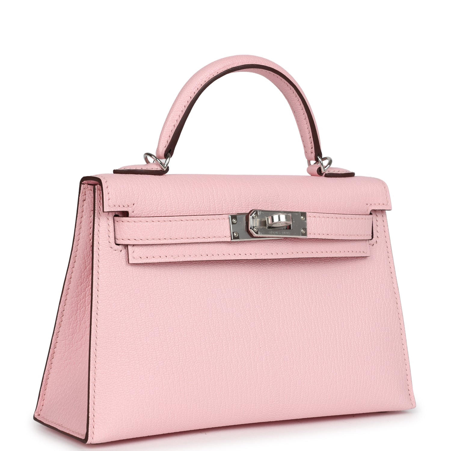 Kelly Sellier 20 Rose Sakura Chevre Mysore Palladium Hardware