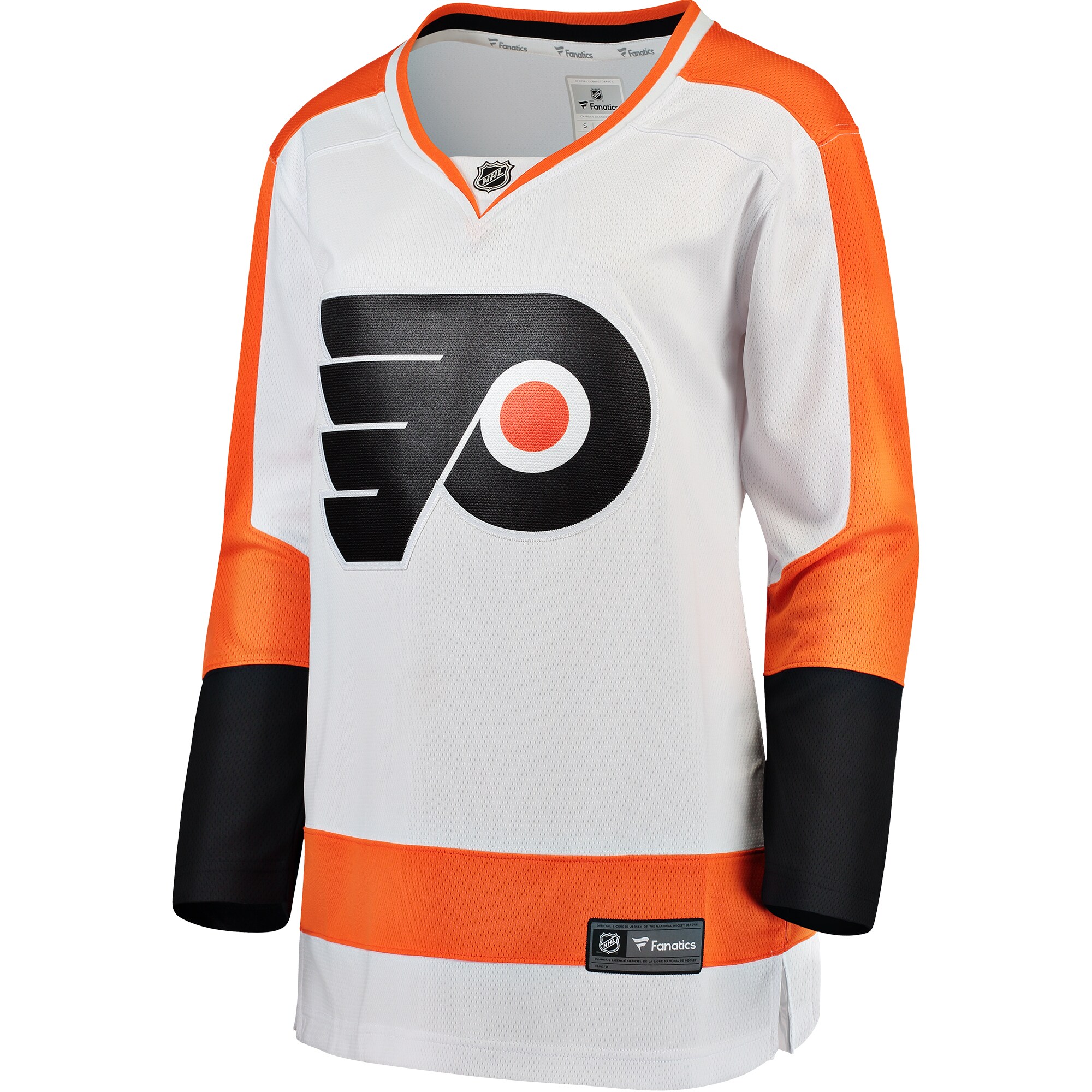 Philadelphia Flyers Fanatics Women’s Away Breakaway Custom Jersey – White