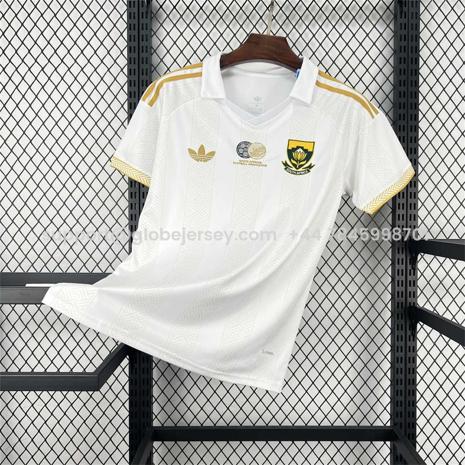 South Africa 2026 White Retro Style Jersey - Fans Version