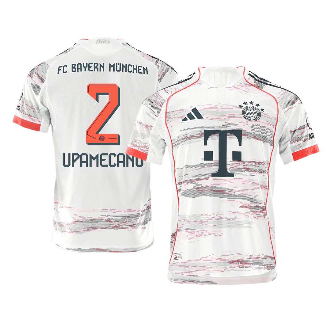 UPAMECANO #2 Bayern Munich Away Player Version Soccer Jersey 2025/26