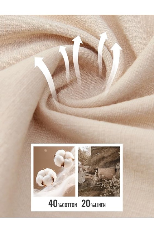 Mens Linen Beach Pants Casual