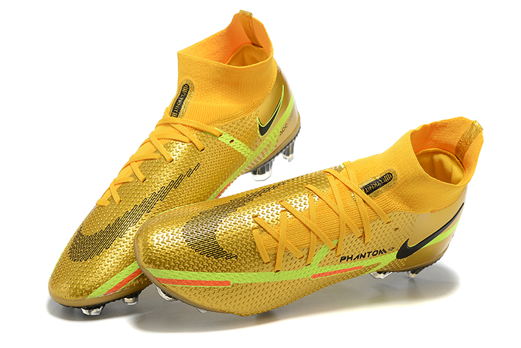 Phantom GT2 high-top Shock Wave series waterproof all-knit FG football shoes Nike Phantom GT2 Dynamic Fit Elite FG