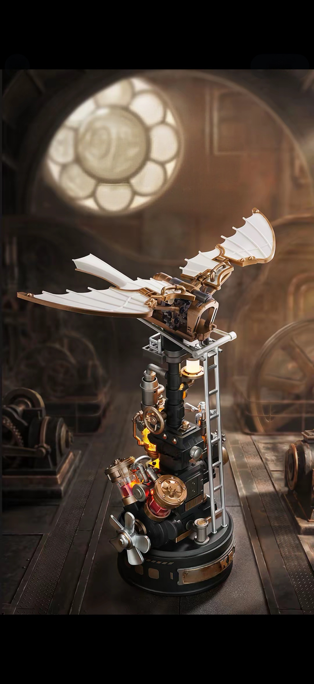 Hand‑Assembled Ornithopter Thermal Engine