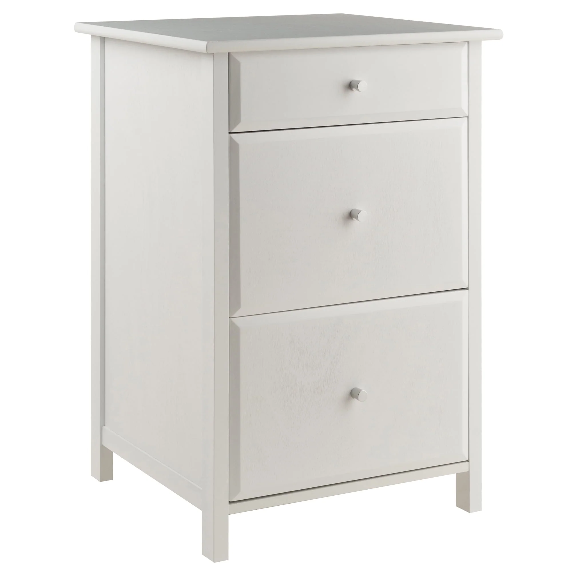 Winsome Wood Delta Home Office File Cabinet, White Finish