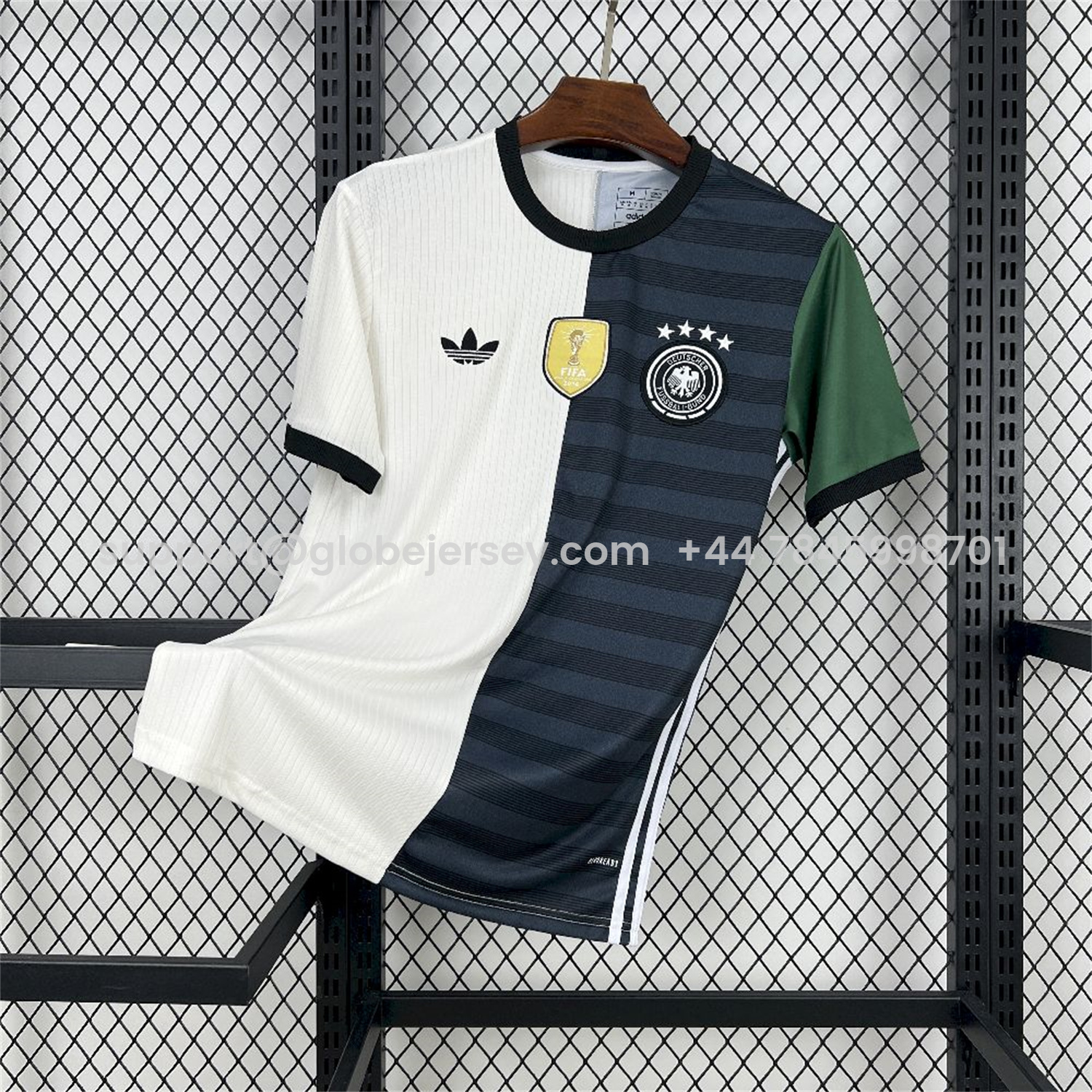 Germany 25-26 White And Black Special Jersey - Fans Version