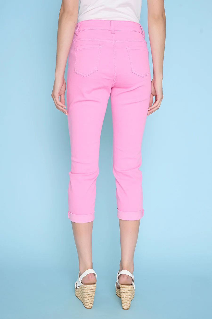 Cuffed Cropped Jeans