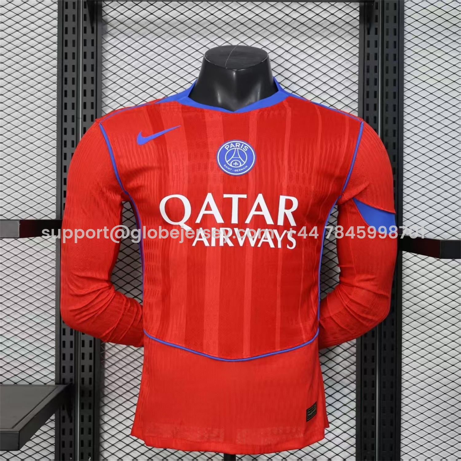 Paris Saint-Germain PSG 25-26 Third Long Sleeves Jersey - Player Version
