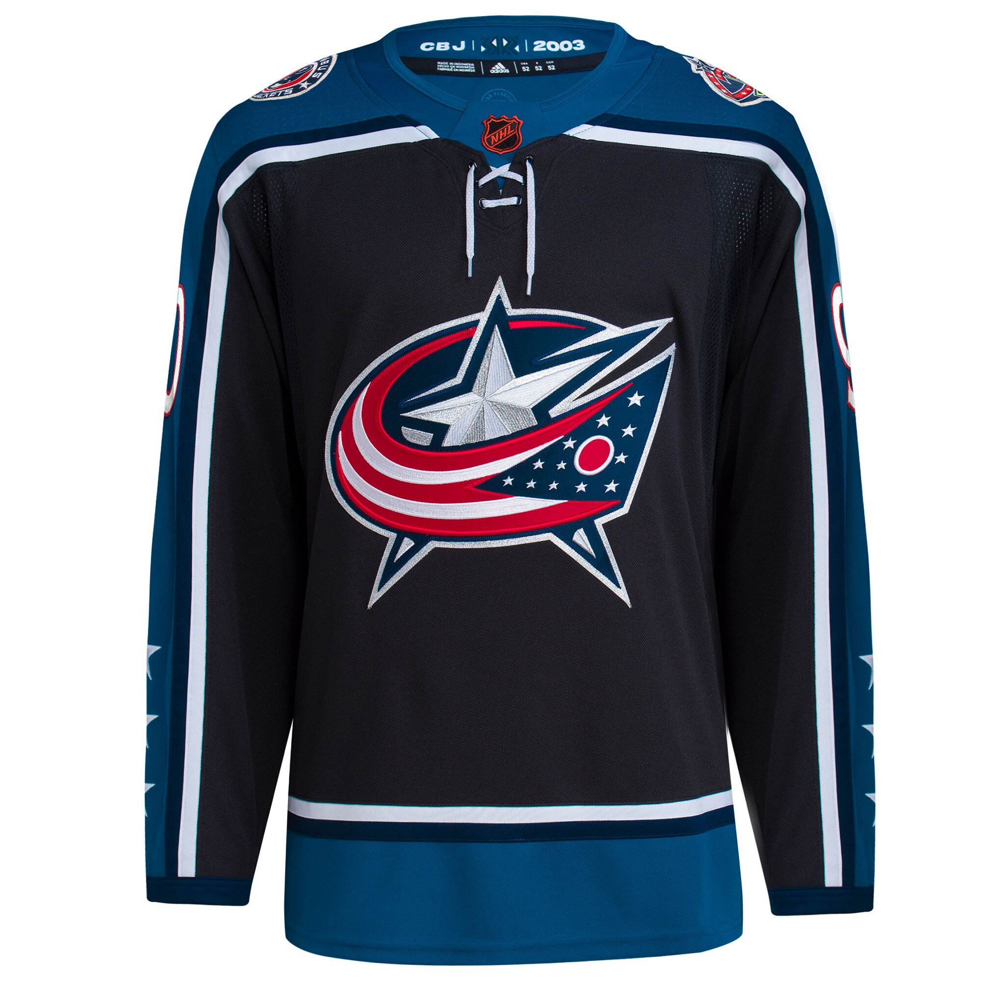 Elvis Merzlikins Columbus Blue Jackets  Reverse Retro 2.0    Jersey – Black