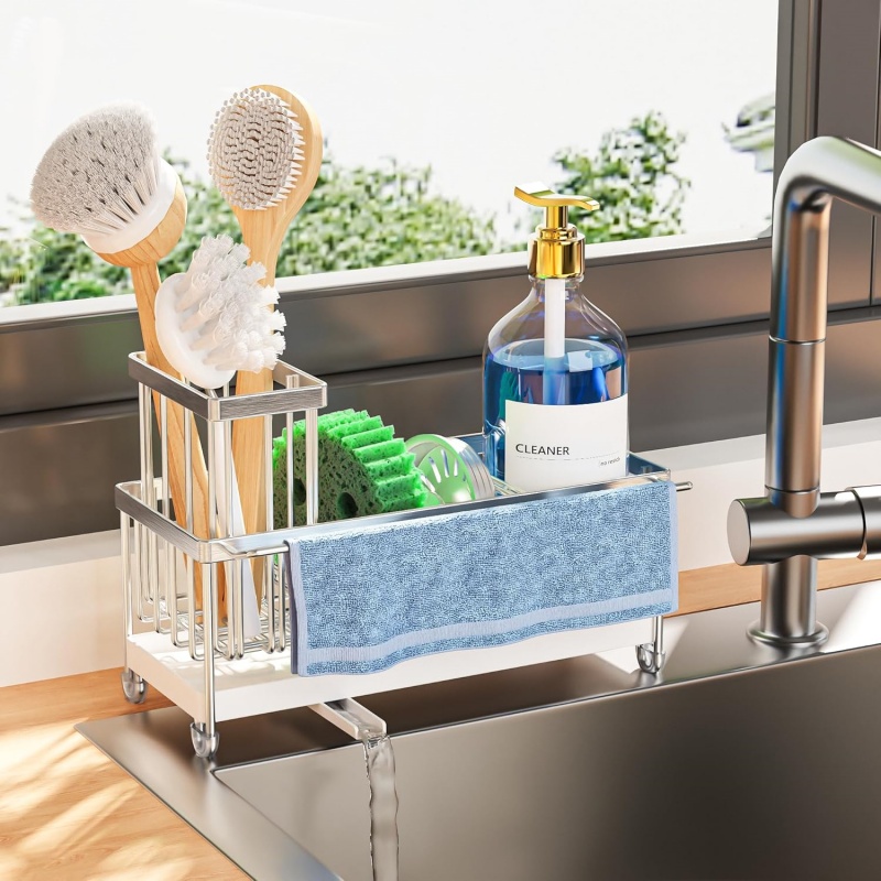 SINKLY Sponge Holder for Kitchen Sink