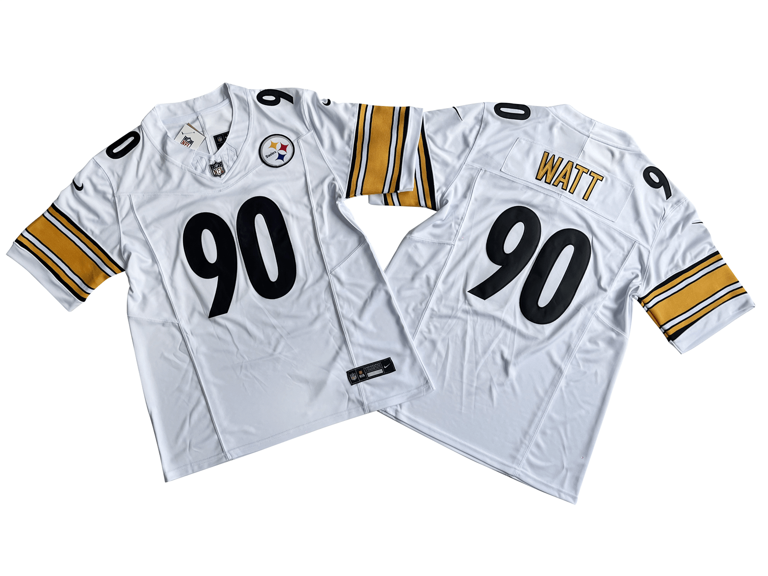 Pittsburgh Steelers 90# T.J. Watt Nike Vapor F.U.S.E. Limited Jersey