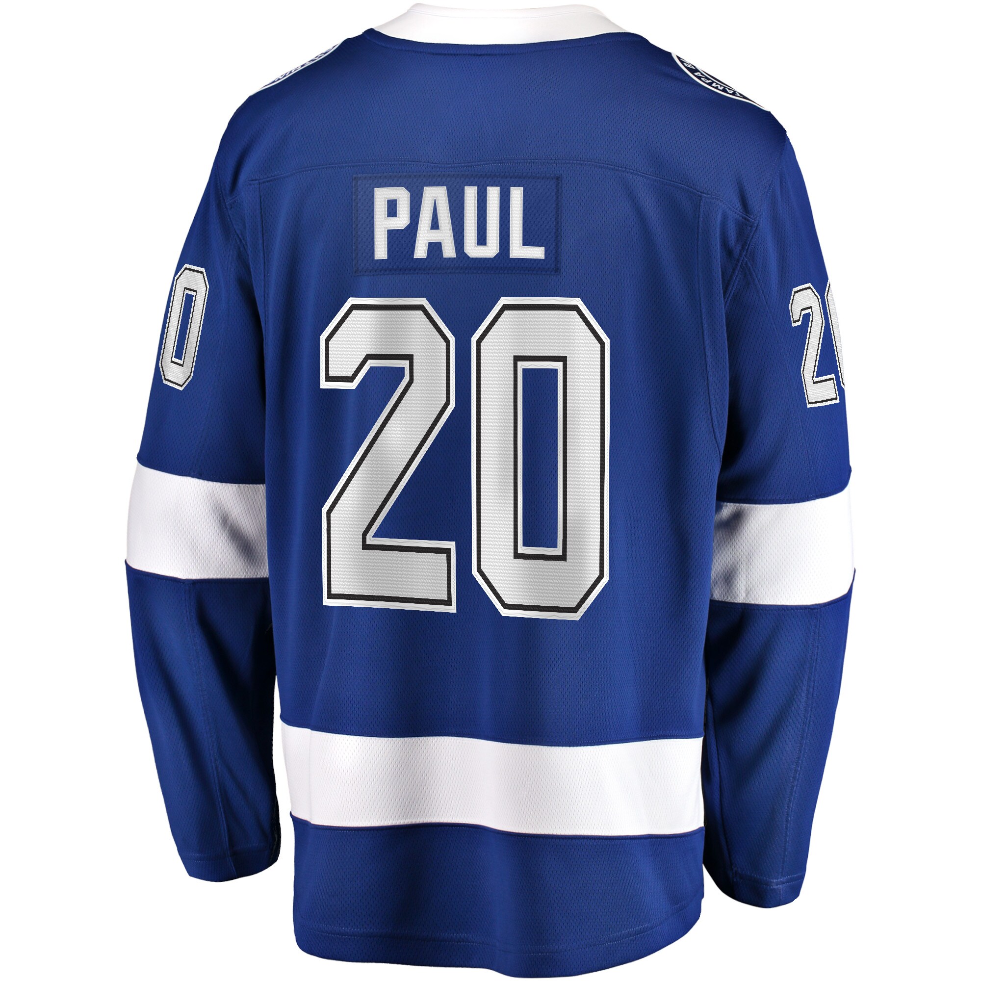 Nicholas Paul Tampa Bay Lightning Fanatics Home Breakaway   Jersey – Blue