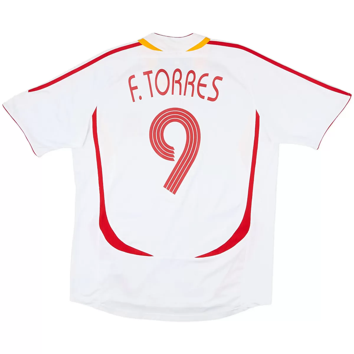Torres #9 Spain 2006 Away Retro Football Jersey