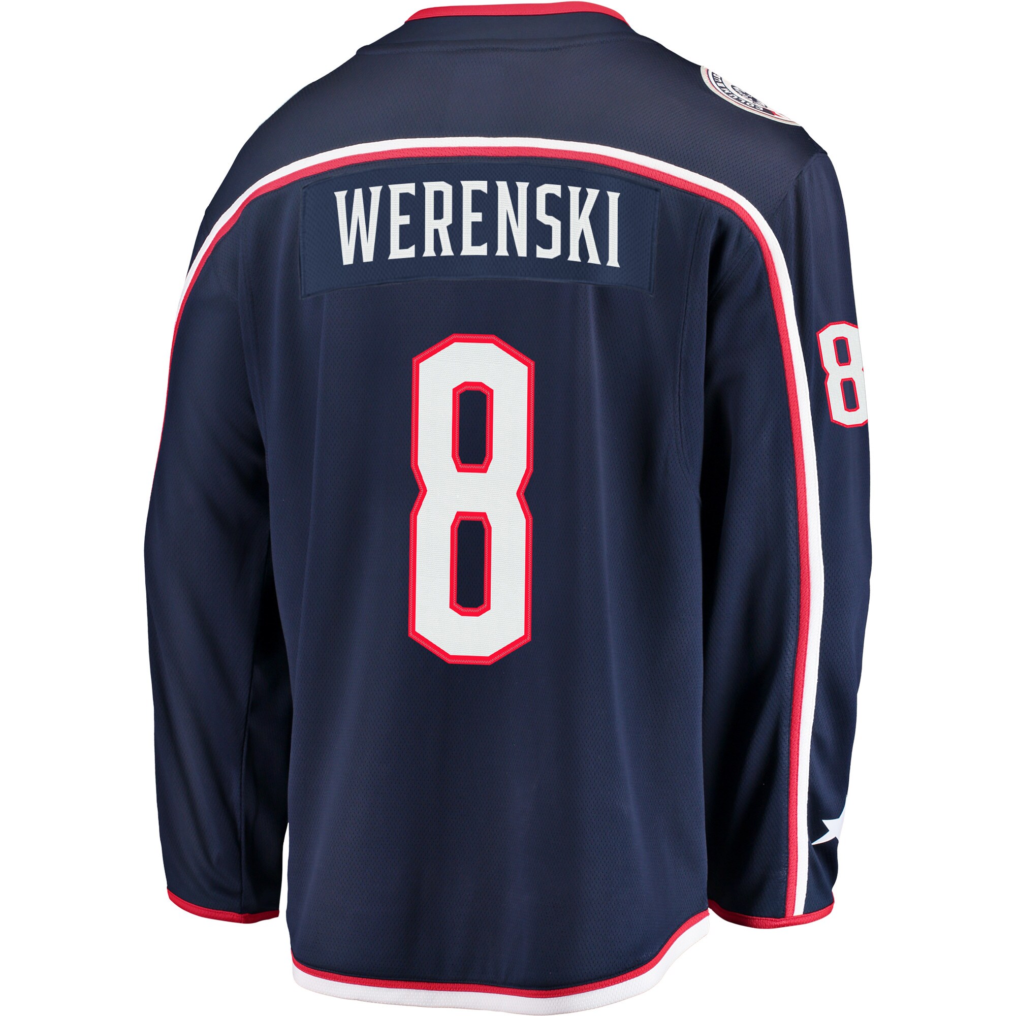 Zach Werenski Columbus Blue Jackets Fanatics Breakaway Jersey – Navy