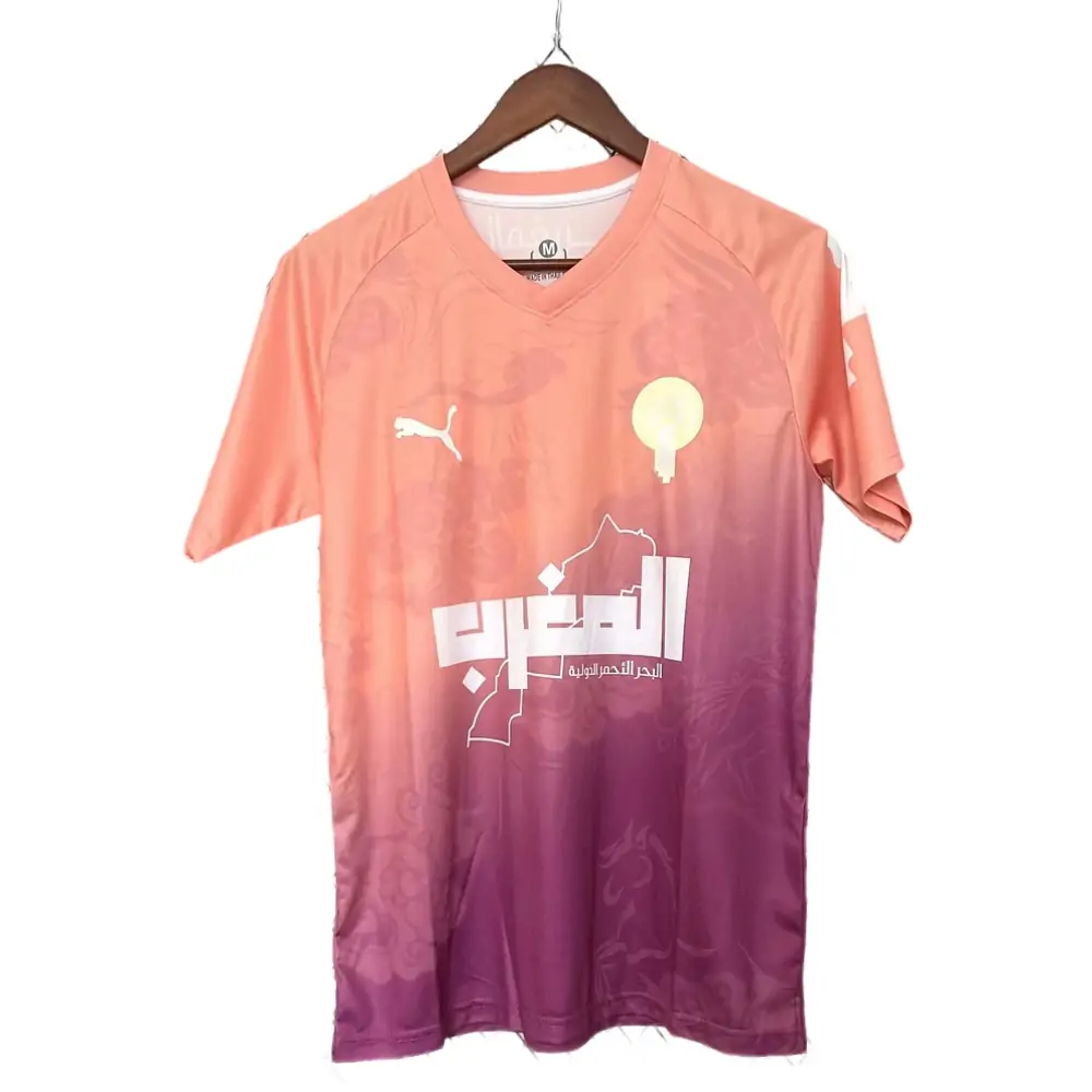 2025-26 Morocco Training Jersey Pink Purple - Jersey - Fan Edition