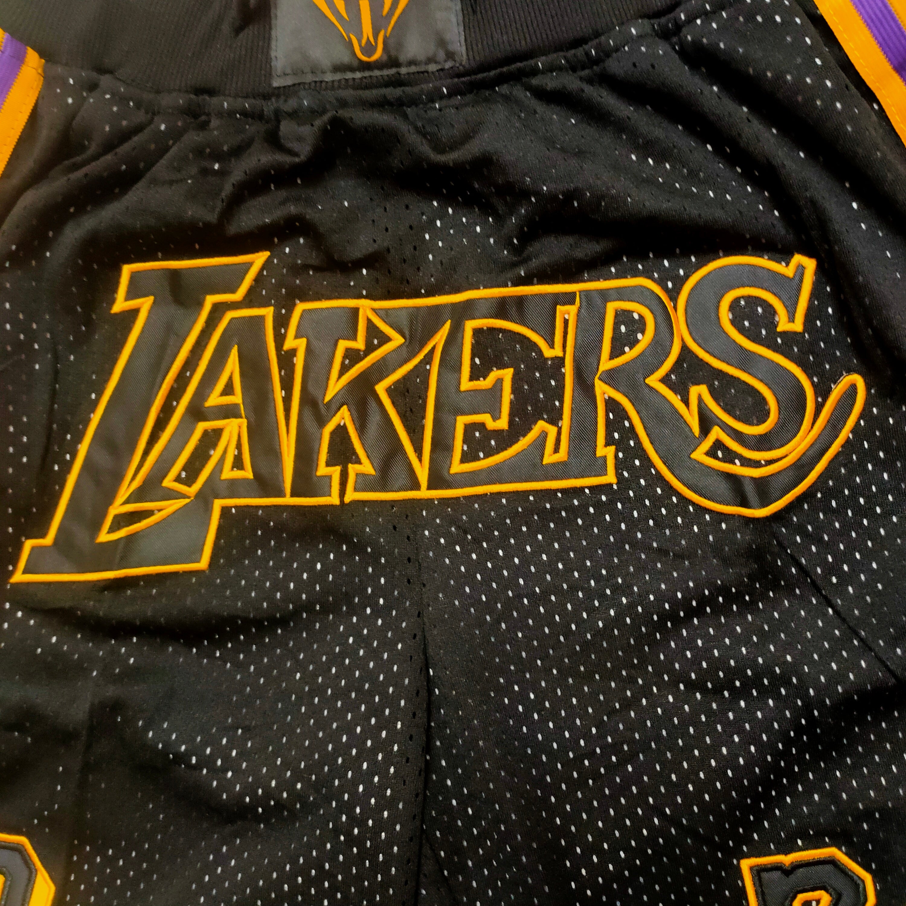 Los Angeles Lakers BOB8-24 black pocket pants