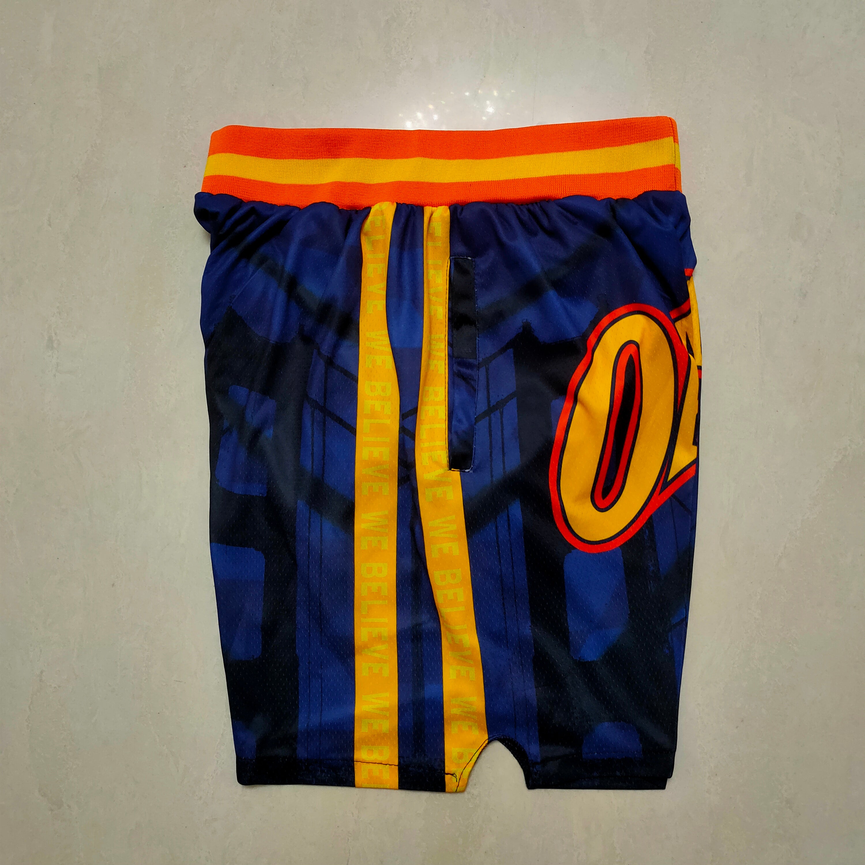 Golden State Warriors Blue Transfer Print Pants