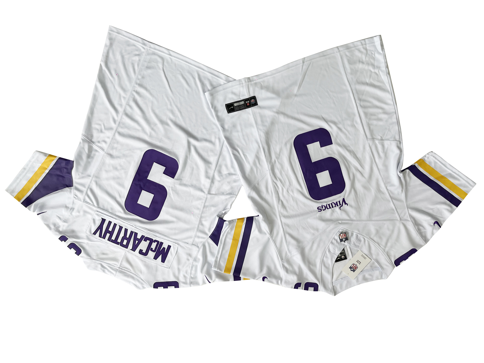 Minnesota Vikings J.J. McCarthy White Vapor F.U.S.E. Limited Jersey