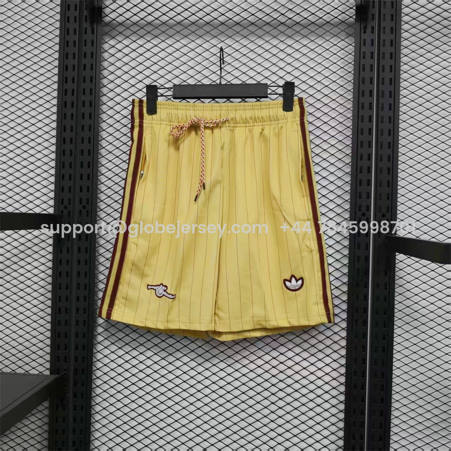 Arsenal 25-26 Trefoil Yellow Travel Shorts - Player Version