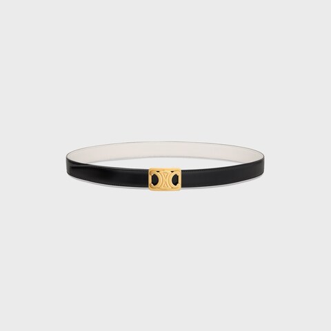 MEDIUM REVERSIBLE FRAMED TRIOMPHE BELT in TAURILLON