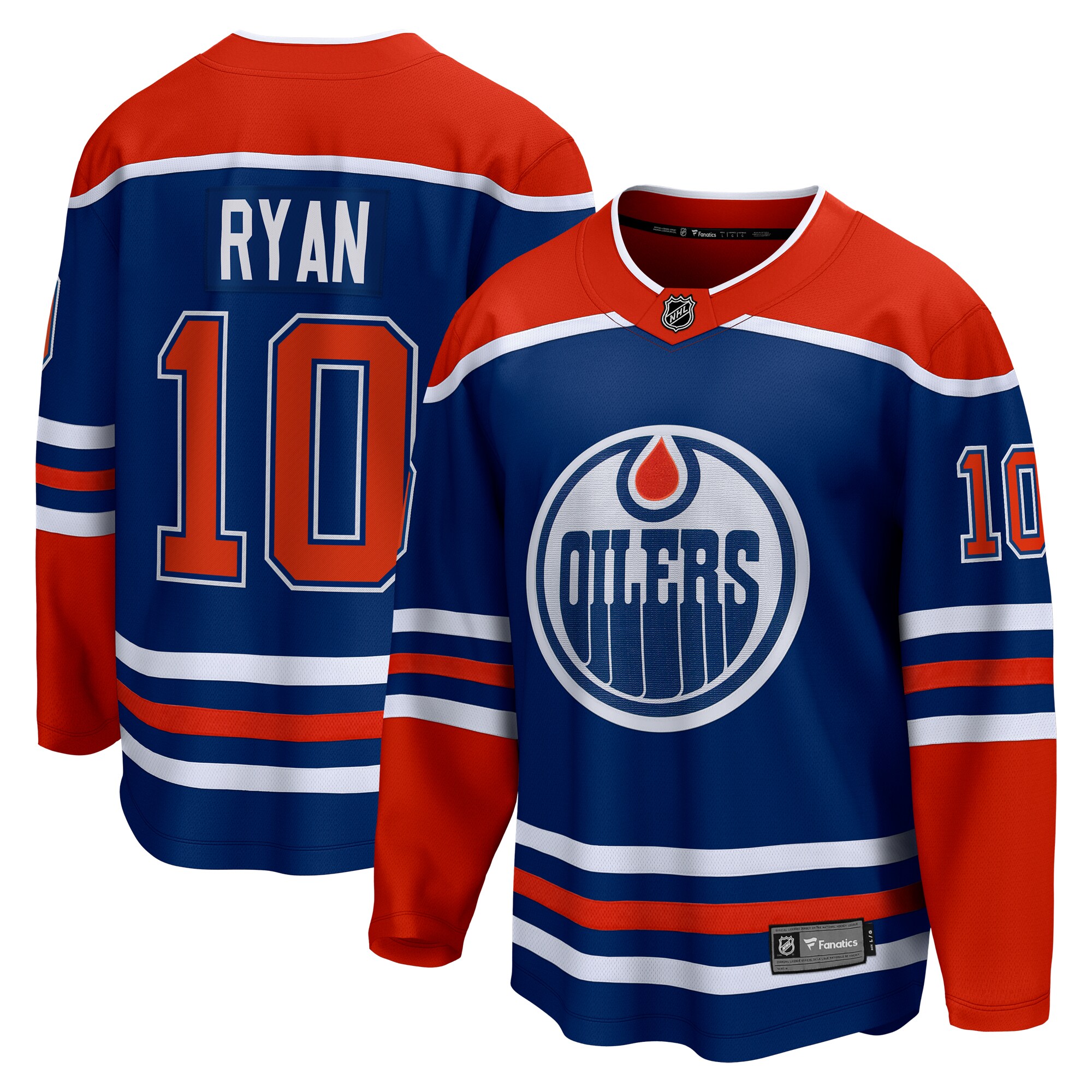 Derek Ryan Edmonton Oilers Fanatics Home Breakaway Jersey – Royal