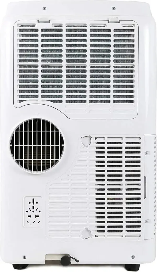 14.000 BTU Portable Air Conditioner with Heater – White 3-in-1 Unit Featuring Remote Control & Smart Cooling