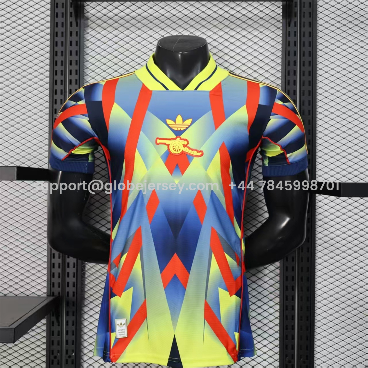 Arsenal 25-26 Red Yellow Blue LFSTLR Jersey - Player Version
