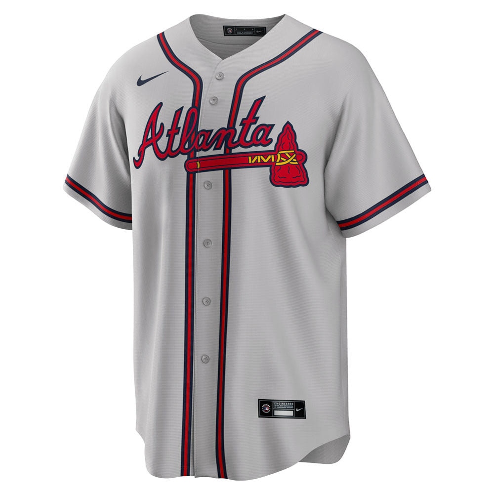 Men's Atlanta Braves Ronald Acuna Jr. Road Player Name Jersey - Gray