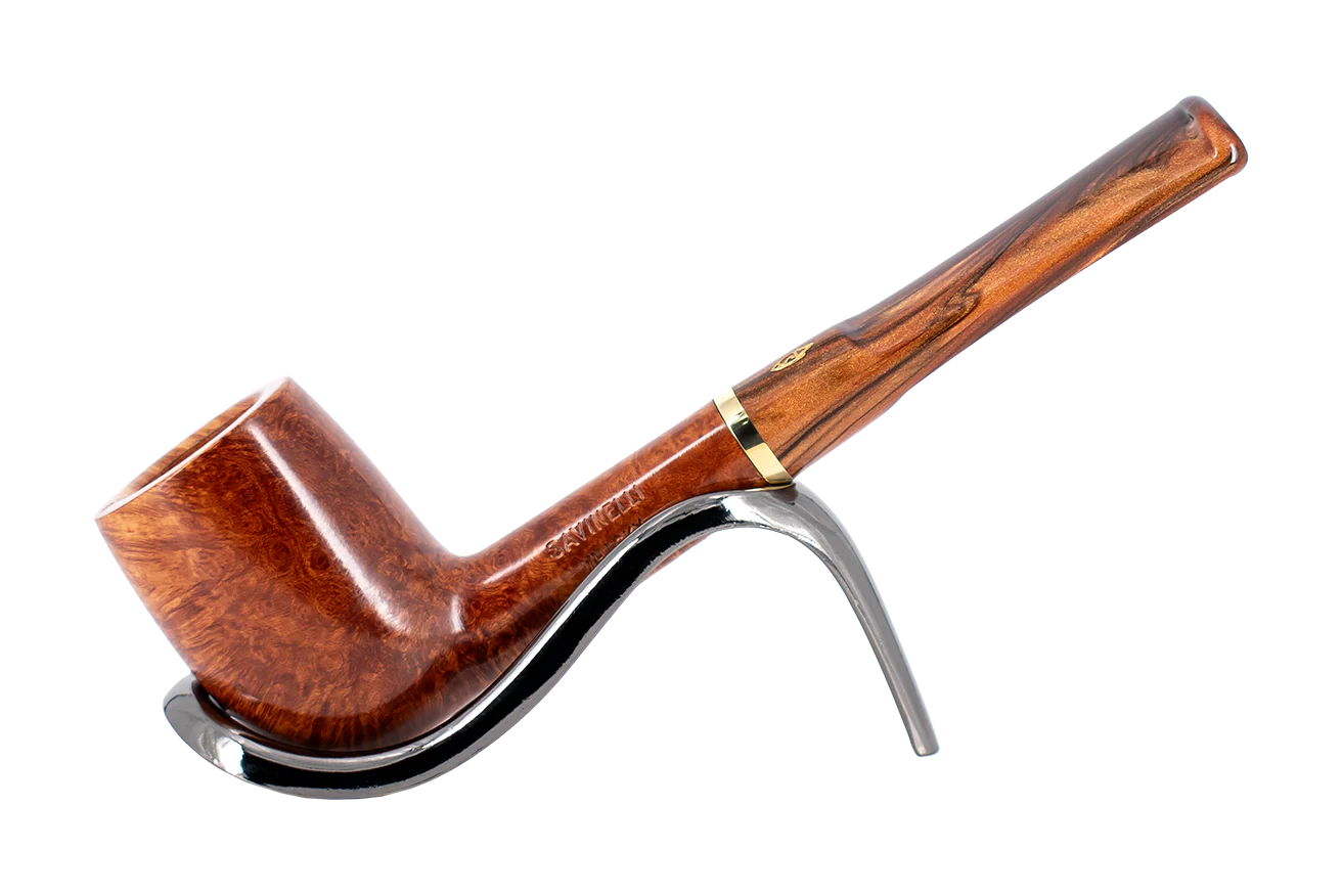 Savinelli Whiskey Natural Smooth 110 - 6mm Briar Pipe