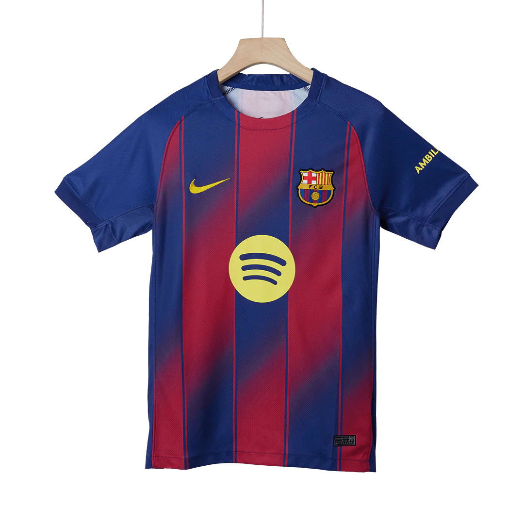 F.DE JONG #21 Barcelona Home Soccer Jersey 2025/26 - UCL