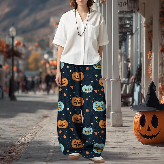 Womens Pattern Print Pants