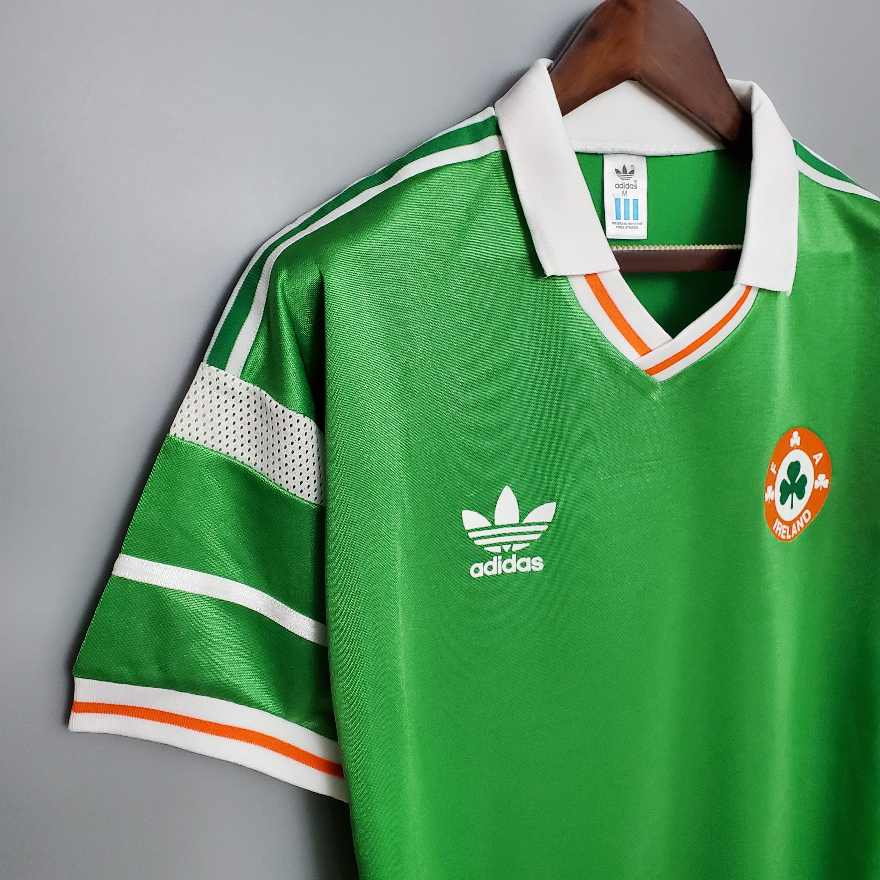 1988 Retro Ireland Home Soccer Jersey - Fans Edition