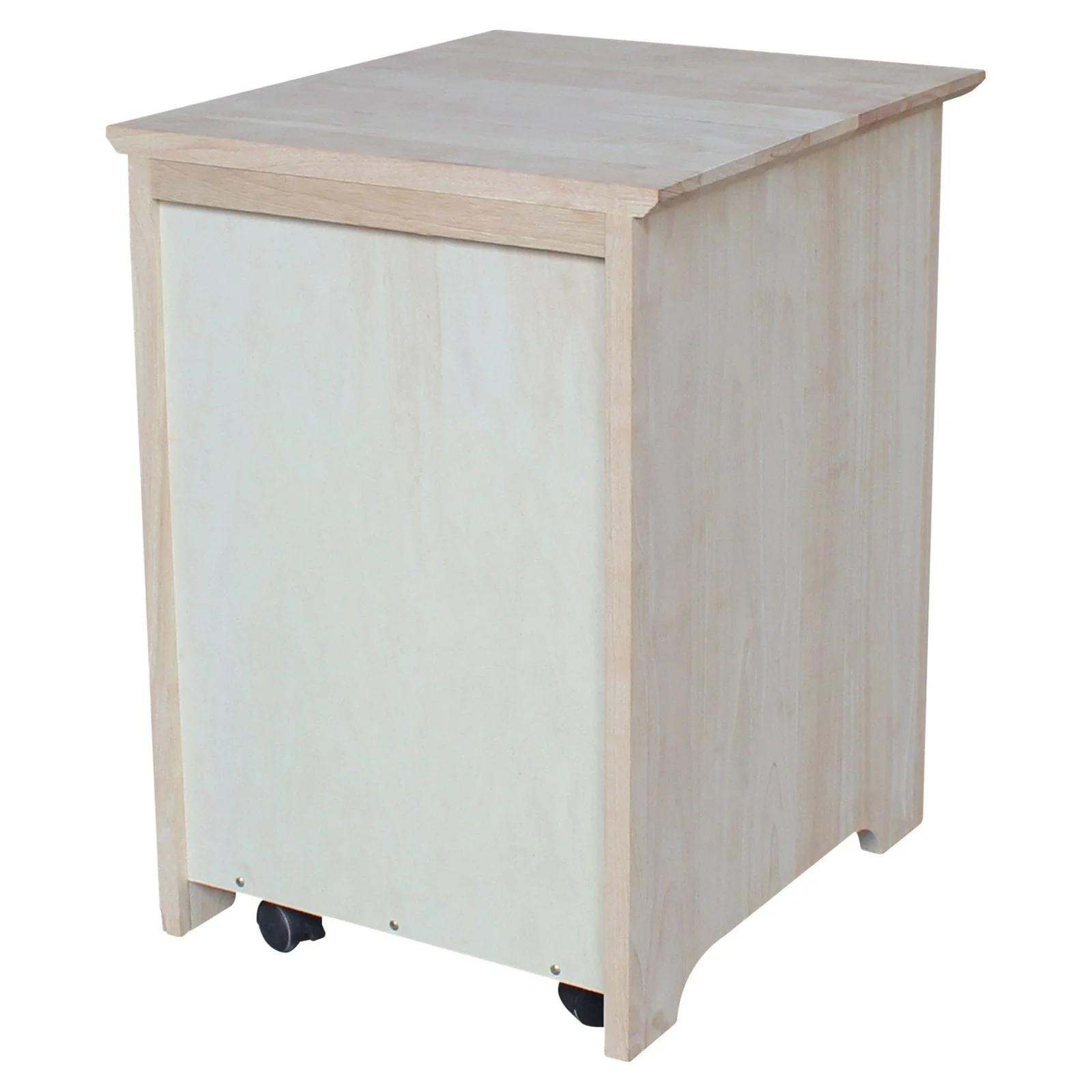 International Concepts 2 Drawer File Cabinet with Wood Hardware