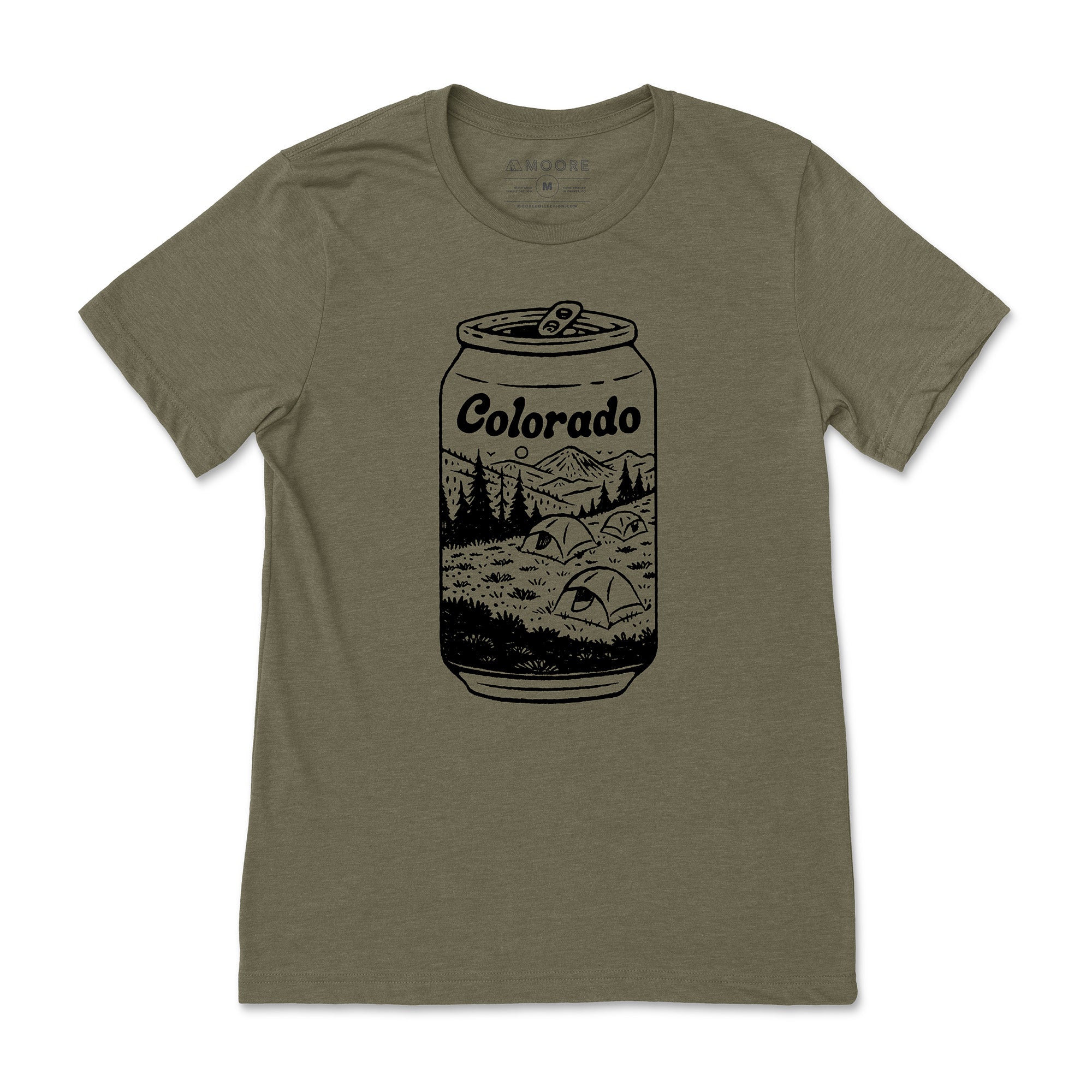Colorado Can Tee-Heather Olive
