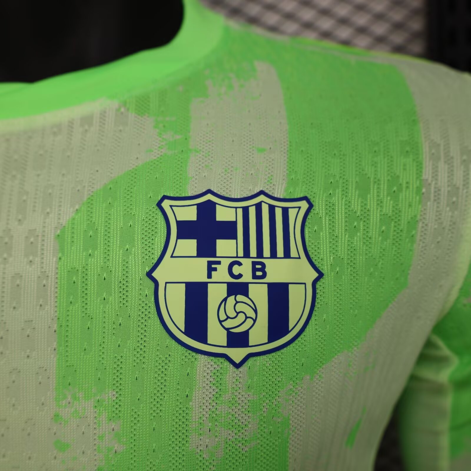 2024/2025 Long Sleeve Player Version Barcelona Third Away(Cool Play) Football Shirt 1:1 Thai Quality