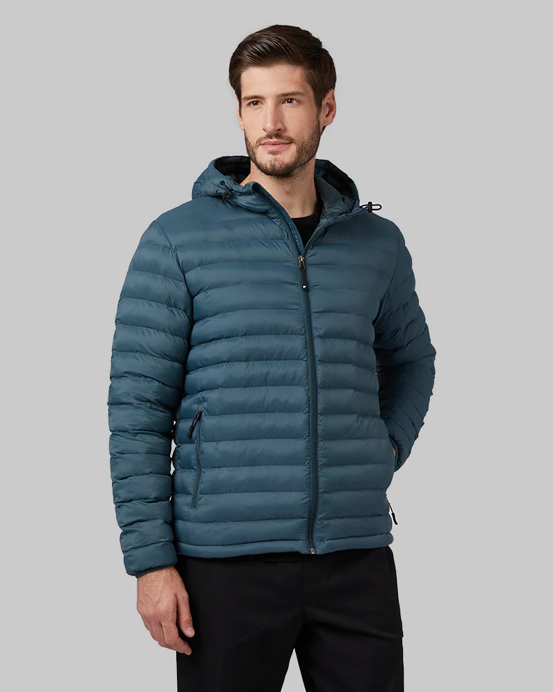 MEN'S LIGHTWEIGHT PACKABLE HOODED JACKET