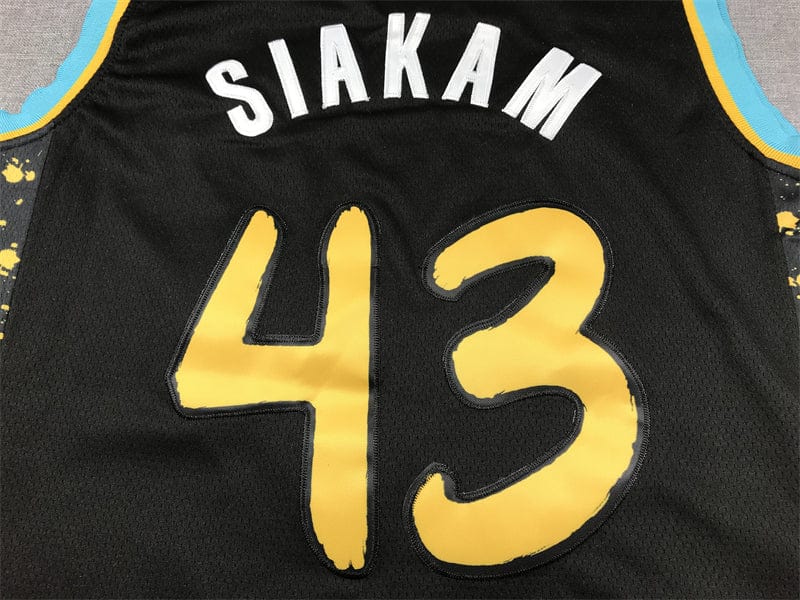 Men's Jersey 2024 Season Pacers #43 Black City Edition SIAKAM