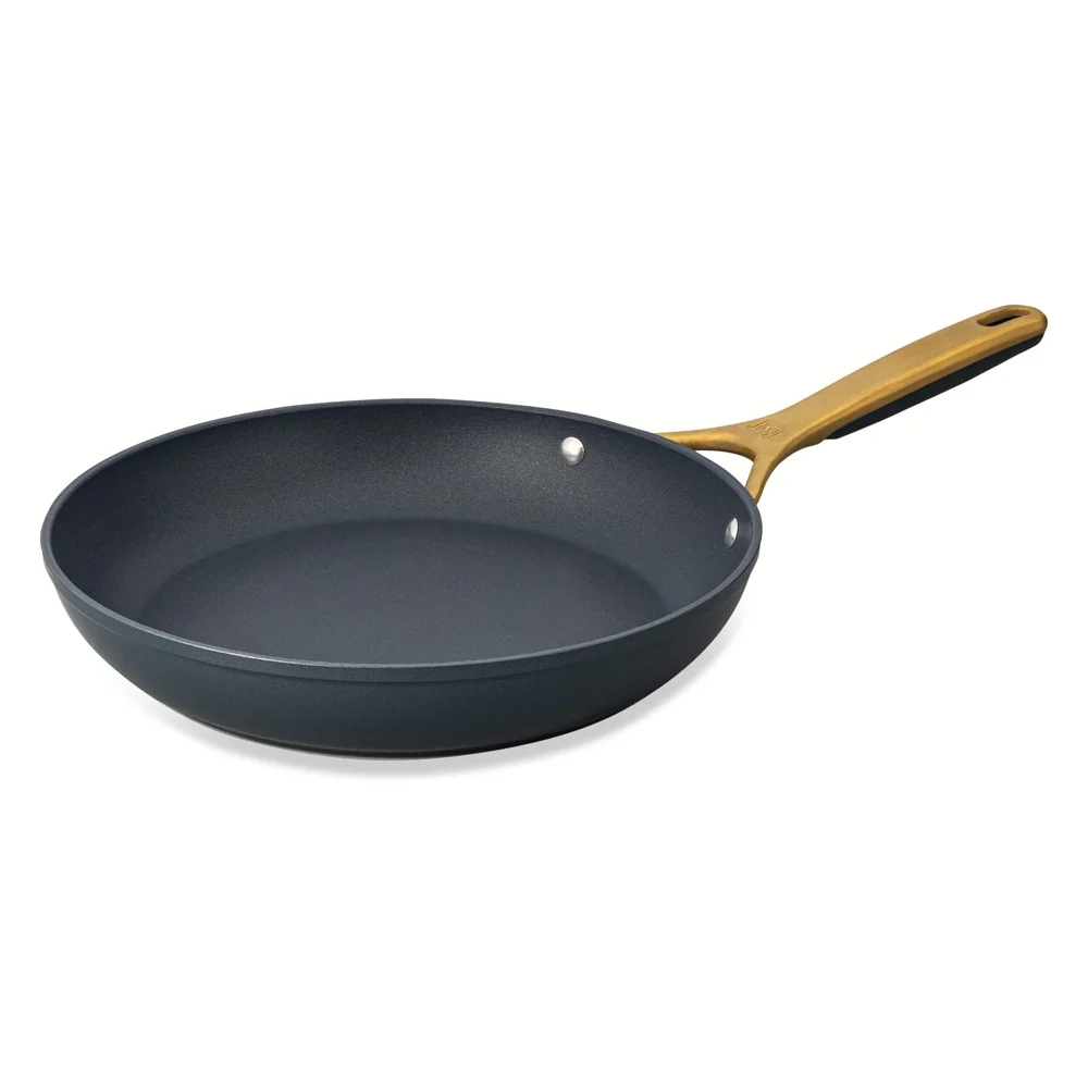 Thyme & Table 12-Piece Non-Stick Supreme Cookware Set, Pots and Pans Set - Cream