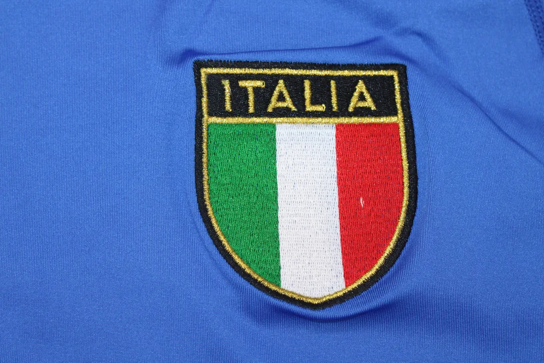 2000 Italy Home Long Sleeve Retro Jersey-Fans