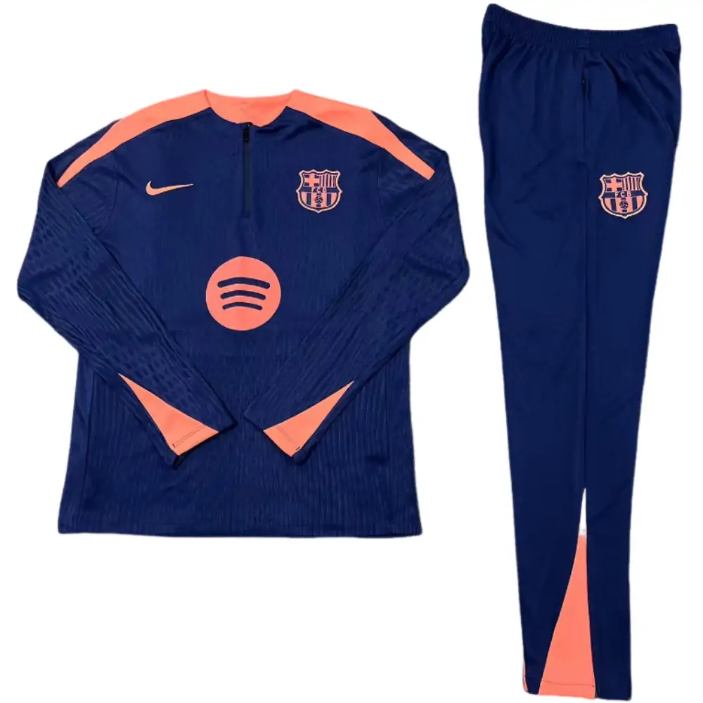 2024-25 New Season Barcelona Royal Blue Children's Training Jersey