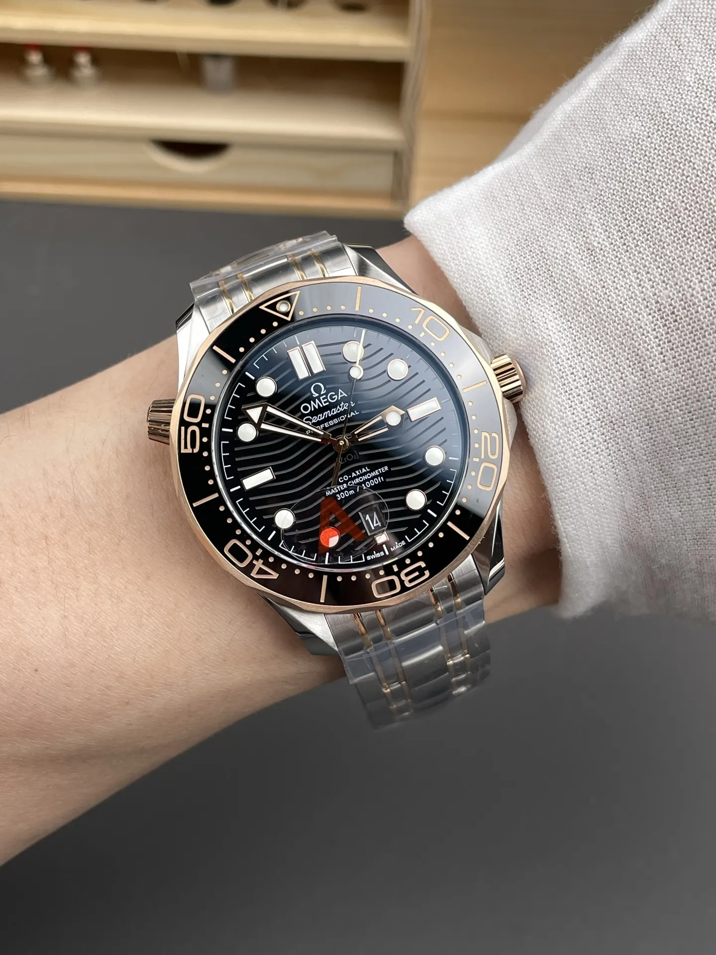 Omega Seamaster 300 Two-Tone Rose Gold 42mm