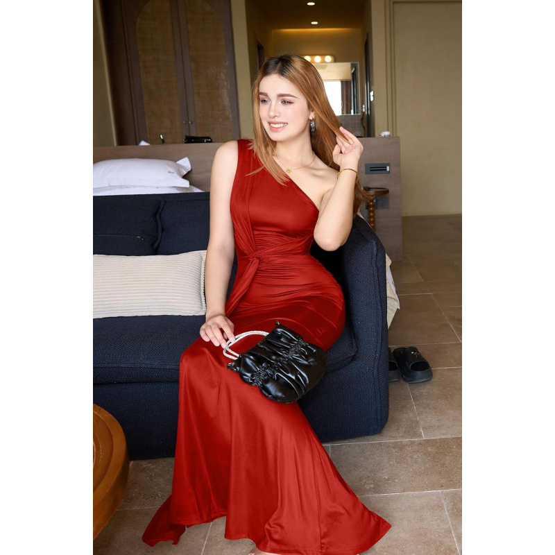 Women's Elegant Sleeveless One Shoulder