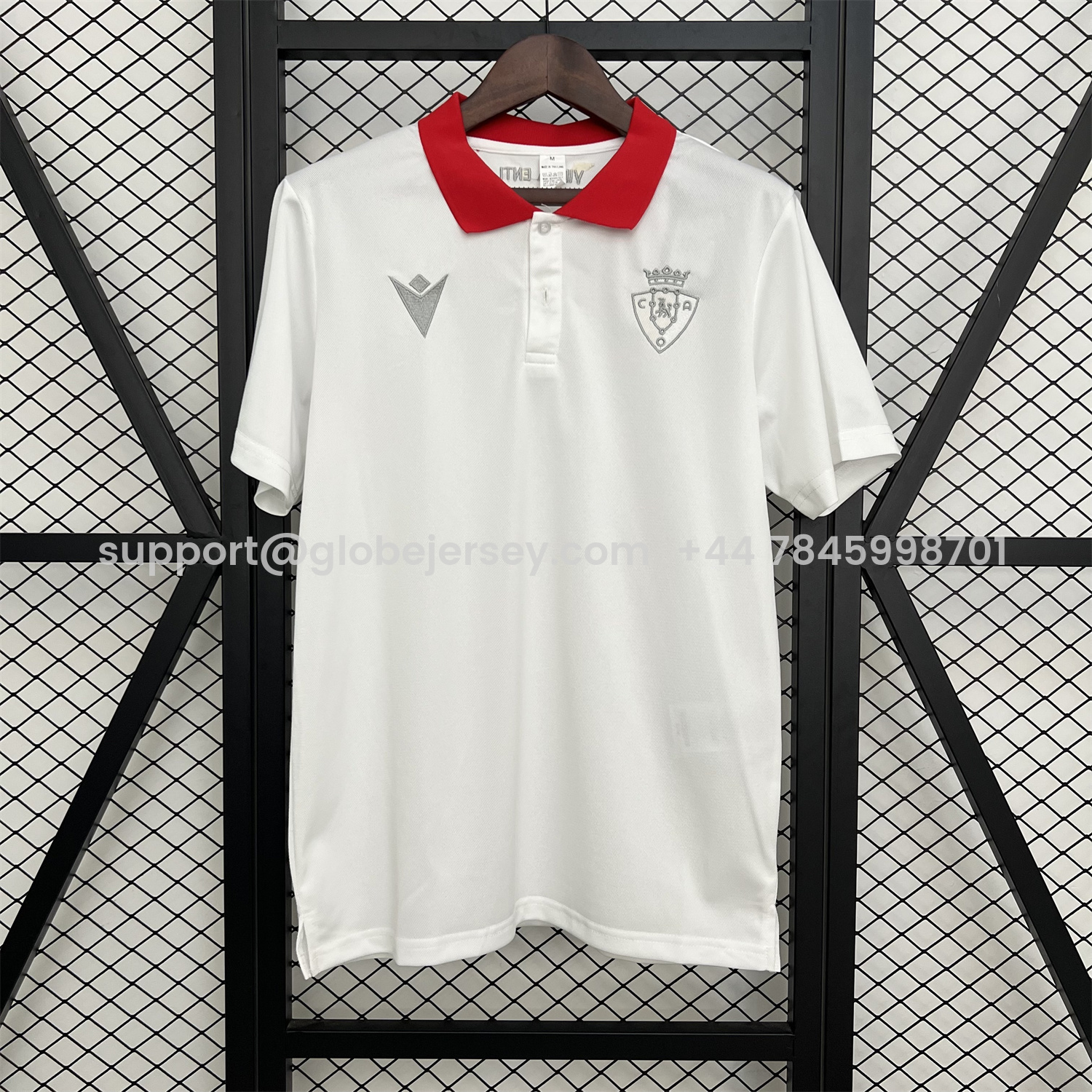 Osasuna 25-26 White Special Polo Jersey - Fans Version