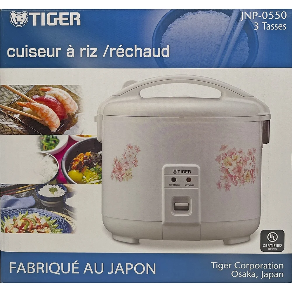 Tiger Rice Cooker/Warmer Floral Design, 3 Cups
