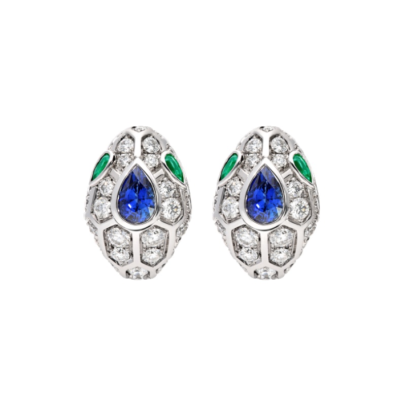 Serpenti Seduttori gilded snake earrings