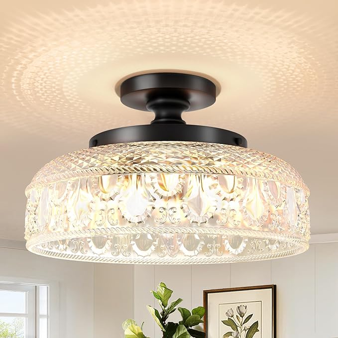 MELLOWWLITE Semi Flush Mount Ceiling Light