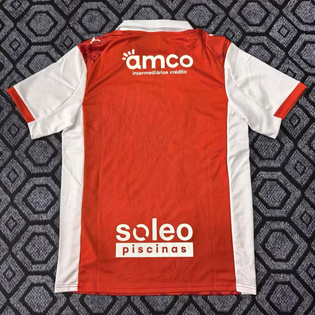 2025-26 Braga Home Jersey - Fan Edition