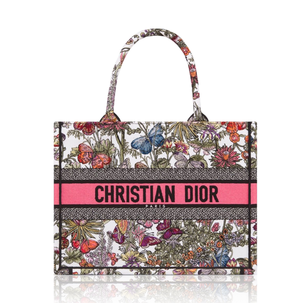 Dior Book Tote Bag Butterflies