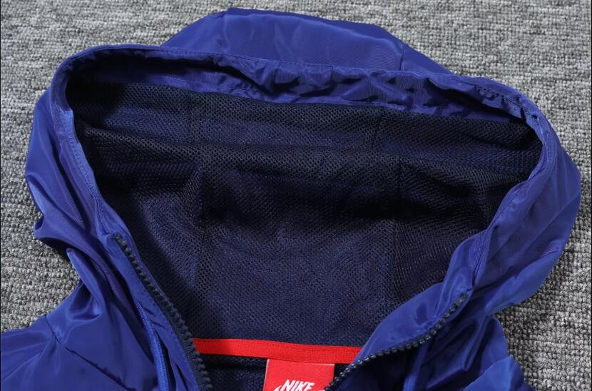 2023/24 Chelsea blue hooded windbreaker 1:1 Thai quality
