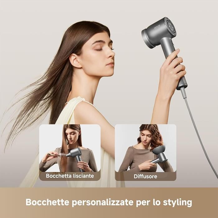 DREAME - Asciugacapelli GLORY MIX-Nero / Grigio